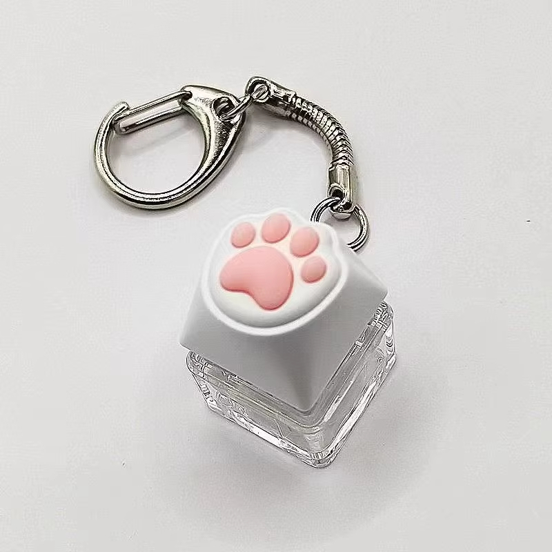 Cute Cat Claw Key Chain Finger - Gaming Keyboard Test 评论和价格