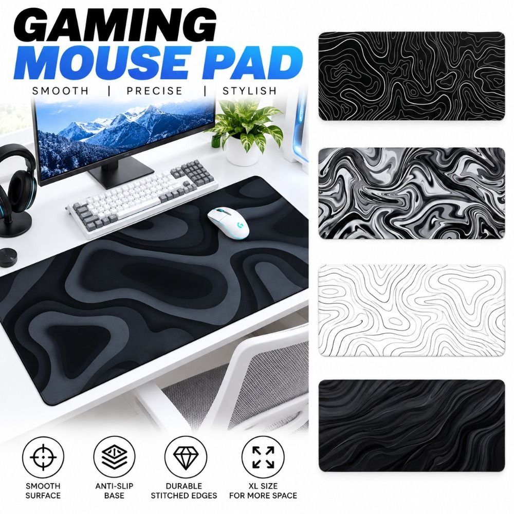 Large Gaming Mouse Pad Anti-Sl - Gaming Keyboard Nearby 评论和价格