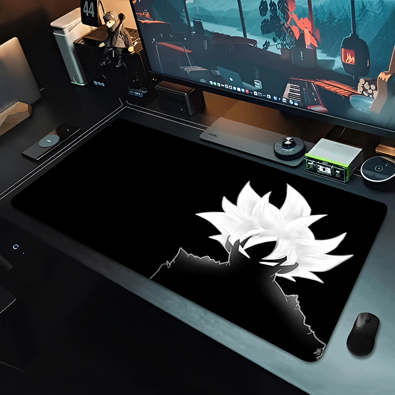 DBZ Black Anime Mouse Pad Drag - Gaming Keyboard Nearby 评论和价格