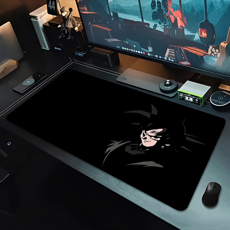 DBZ Black Anime Mouse Pad Drag - Gaming Keyboard Nearby 评论和价格