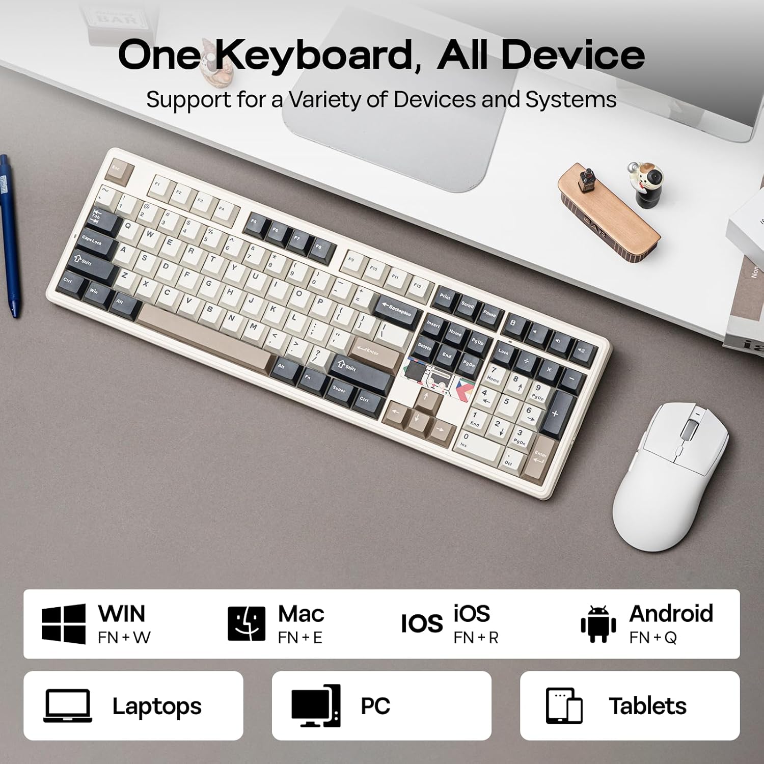 Aula F108 Pro V2 Wireless Gami - Gaming Keyboard Hot Swappable 评论和价格