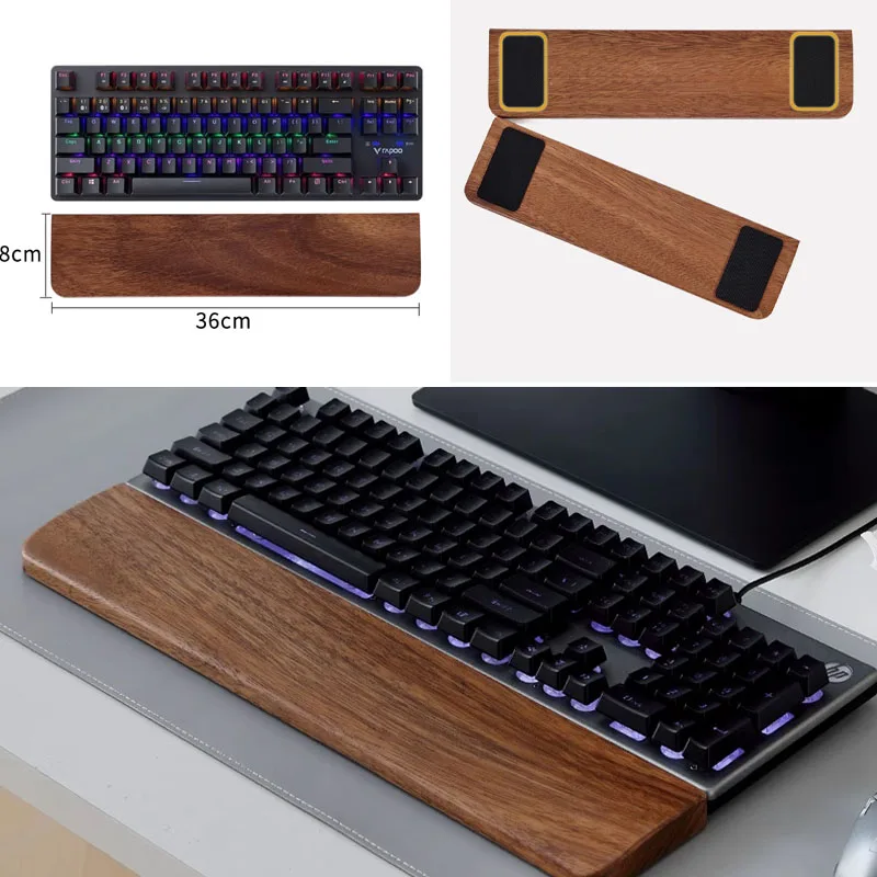 Solid Wood Keyboard Palm Rest  - Gaming Keyboard Nearby 评论和价格