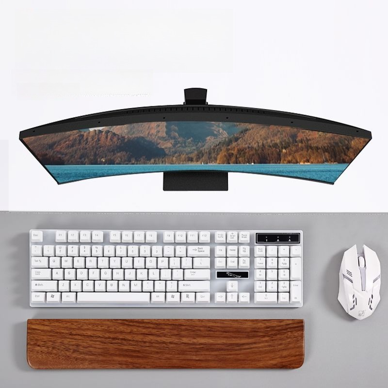 Solid Wood Keyboard Palm Rest  - Gaming Keyboard Nearby 评论和价格