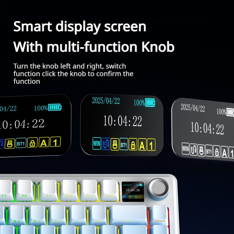 AULA F75 MAX 75% Tri-Mode Mech - Gaming Keyboard Hot Swappable 评论和价格