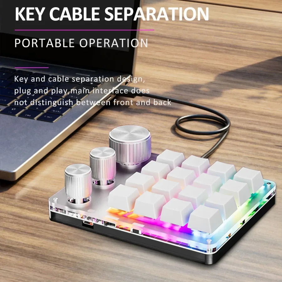 RGB Wireless Bluetooth 3Modes  - Gaming Keyboard Mini 评论和价格
