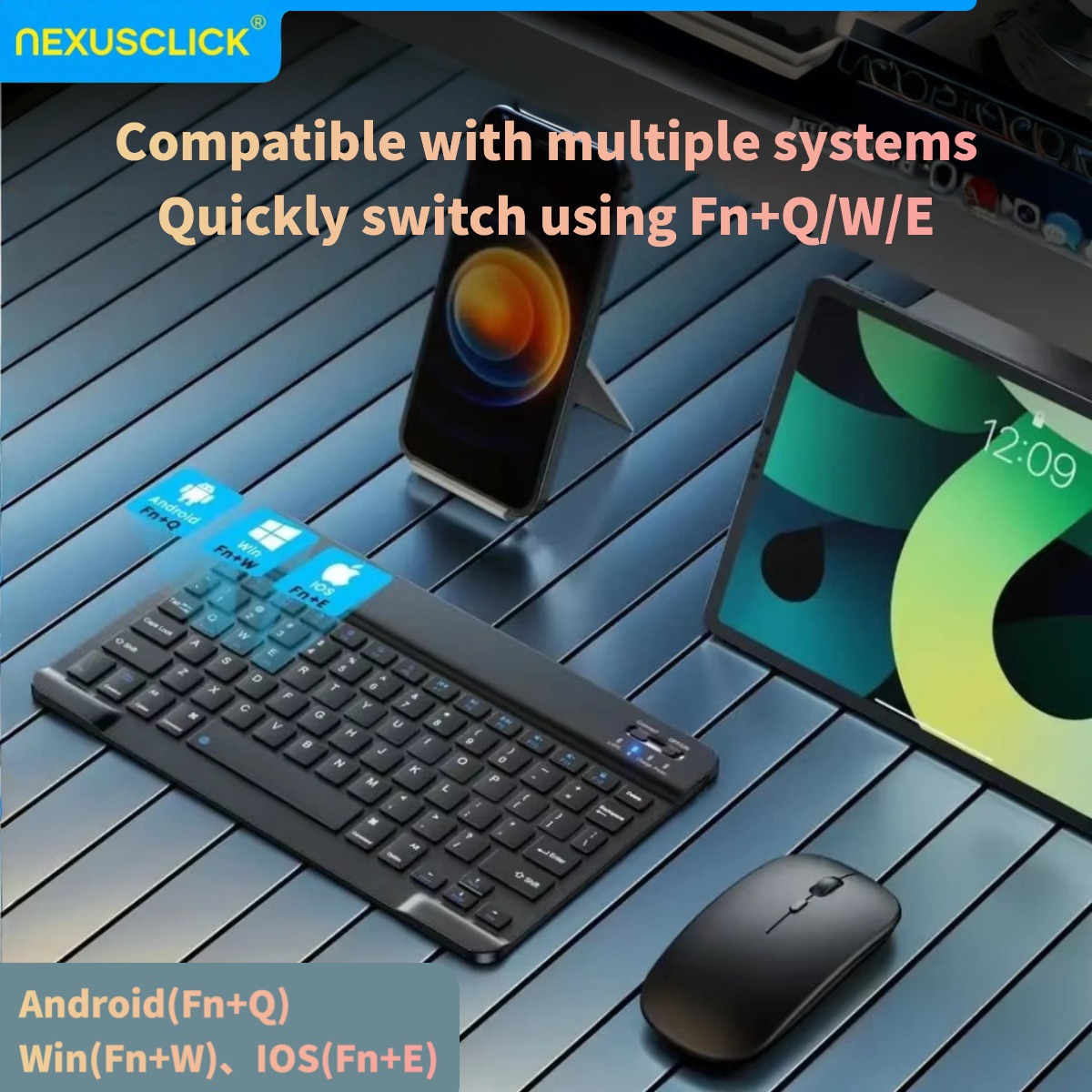 NexusClick Wireless Bluetooth  - Gaming Keyboard Mini 评论和价格